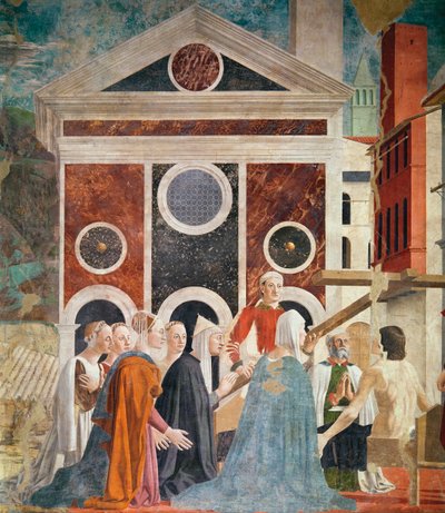 La verificación de la verdadera cruz, c.1452-59 (detalle) de Piero della Francesca